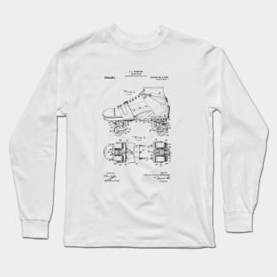 Roller Skate Patent Long Sleeve T-Shirt